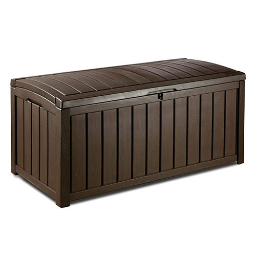 Arcon baúl de almacenamiento exterior keter Glenwood 390 litros marrón