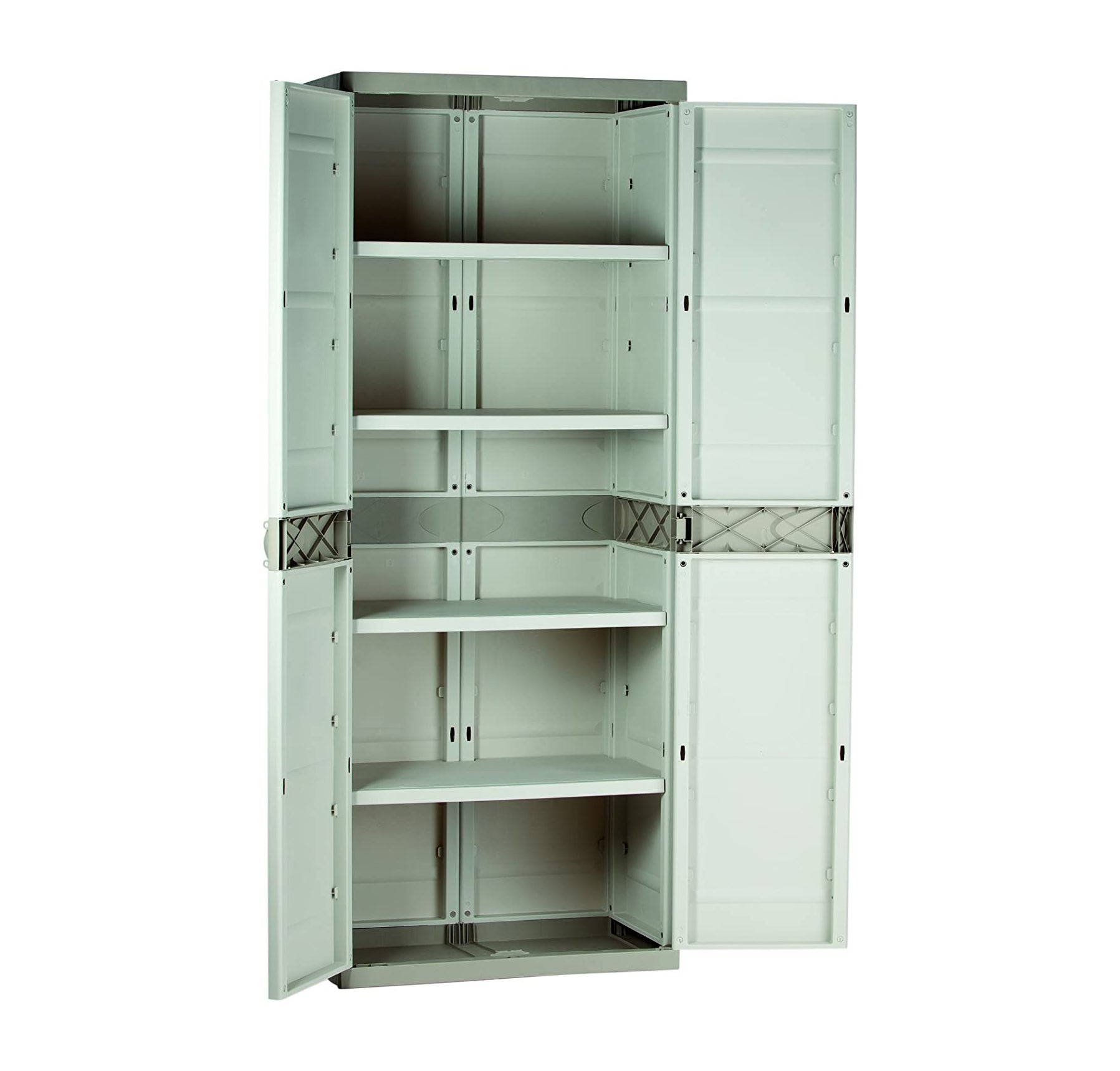 Armario de Resina con 4 estantes plastek 176 x 70 x 44 cm. M282966. Plastiken | maxjardin