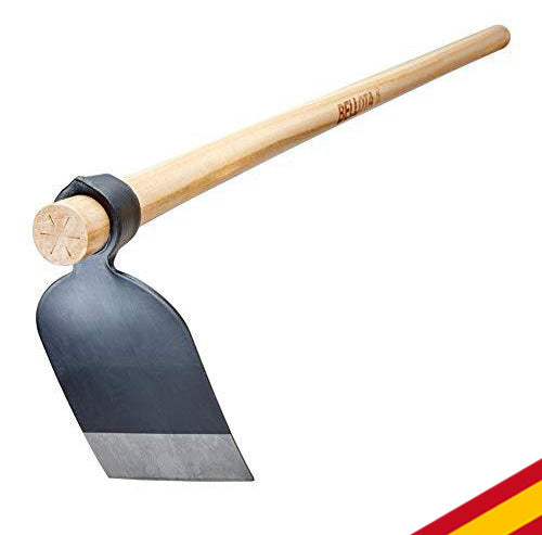 Azada con mango para agricultura y jardinería, Gris/Marrón, 14 cm. 325800. Bellota | maxjardin