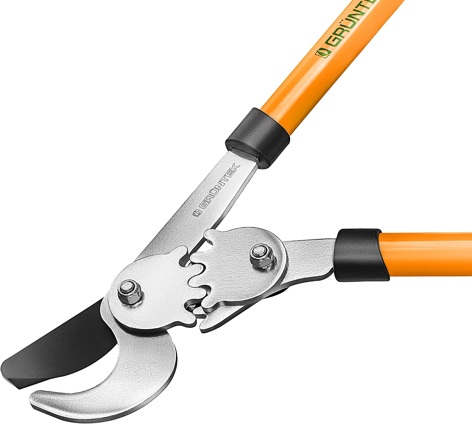 Tijera de podar a 2 Manos T-Rex 76cm Cortarramas hasta Ø 5 cm. Hoja Bypass 67mm. con Doble Engranaje. GRÜNTEK