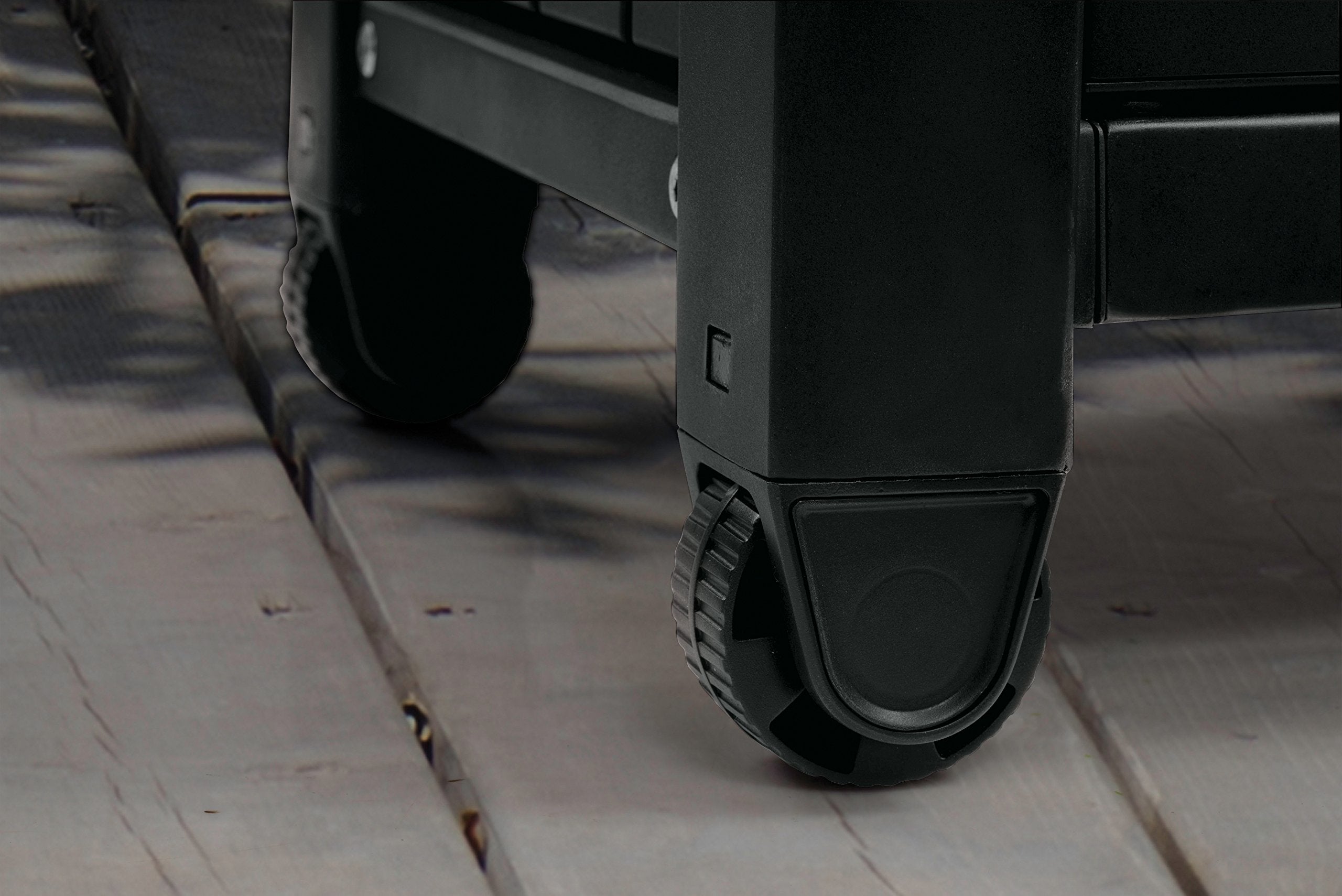 Rueda del Mueble auxiliar para Barbacoa grande para jardín, Color marrón. Unity XL de Keter