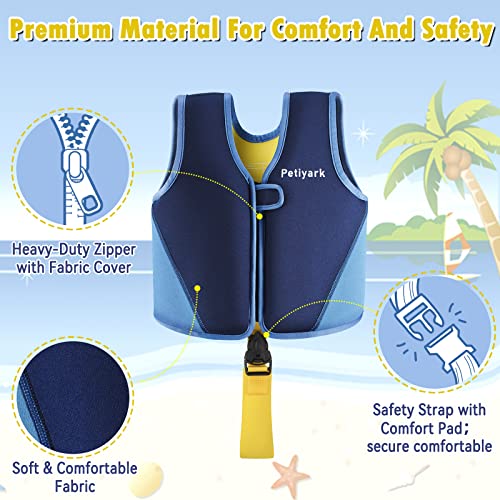 Chalecos de Natación infantil para Aprender a Nadar de 18 a 30 kg, de 3 a 6 años de Petiyark
