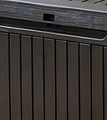 Arcón baúl de almacenamiento exterior Springwood, Marrón, 53.5x123x57 cm. Keter