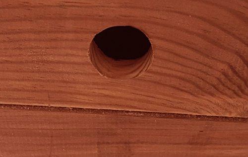 Baúl Banco Marrón de Madera tratada para Exterior. Totalmente Montado: 60x30x30cm. AD servicios | maxjardin