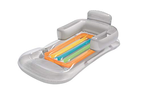 Sillón Tumbona Hinchable Fashion blanco 161x84 cm BESTWAY 43028 | maxjardin