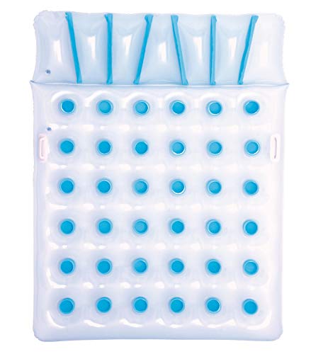 Colchoneta Hinchable doble 193x142 cm. Vista cenital. 43055 Bestway