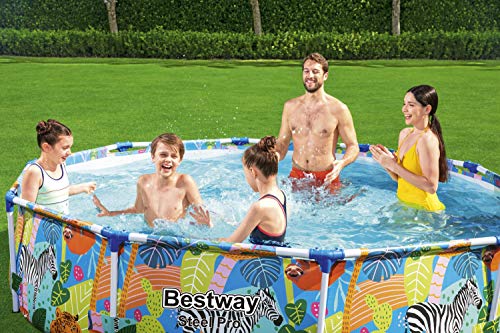 Piscina Desmontable Tubular Infantil Steel Pro 305x66 cm 【4.062 litros】. Bestway 56985