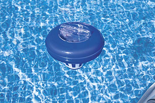 Dispensador Cloro Flotante Ajustable Grande en piscina (Ø 16,5 cm.), varios, 16.5x16.5x17.2 cm. 8320532 - Bestway