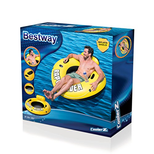 Flotador para adultos con respaldo Rapid Rader 135 cm. Packaging. Bestway