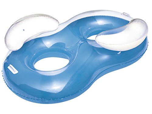 Flotador asiento doble con respaldo para piscina. Vista general. 5256 Bestway