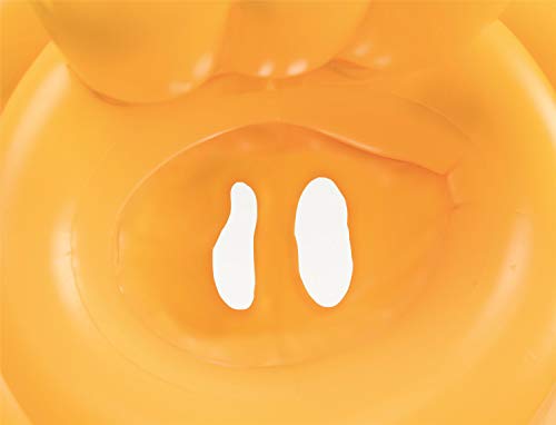 Detalle de orificios para las piernas del bebé de Detalle de Flotador para Bebé Swim Safe Baby Seat. Bestway