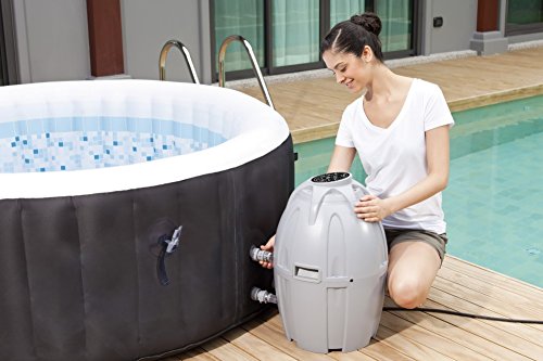 Conectando la depuradora del Spa Bestway Miami 54123 Lay Z Hinchable para 2-4 Personas. Bestway