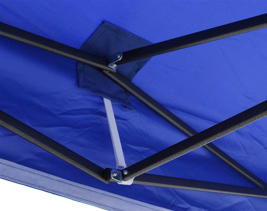 Carpa plegable 3x3 m, para playa y jardín con estructura metálica. Protección UV 50+, Impermeable. Bolsa de Transporte. Detalle de estructura. MaxxGarden