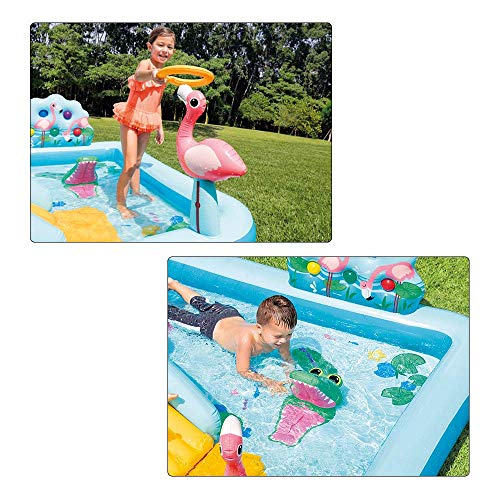 Centro de juegos aventura acuática en la jungla. 57161NP Intex