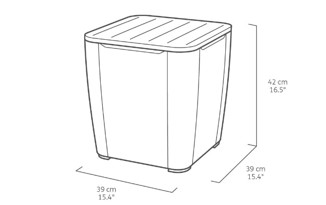 Conjunto de terraza o balcón Keter Iowa con 2 sillones y mesa Luzon en rattán, con cojines incluidos. Medidas mesa.. Keter