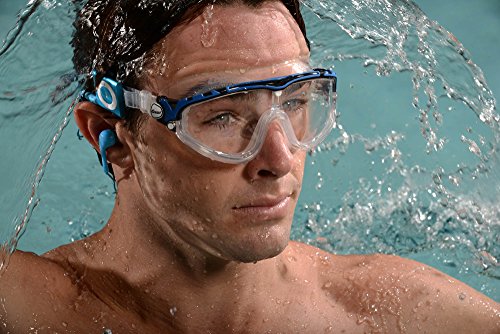 Gafas de Natación Anti-vaho, Unisex Adulto, Negro/Gris Lentes Ahumadas, Talla única. Chico con gafas de buceo.Skylight. Cressi