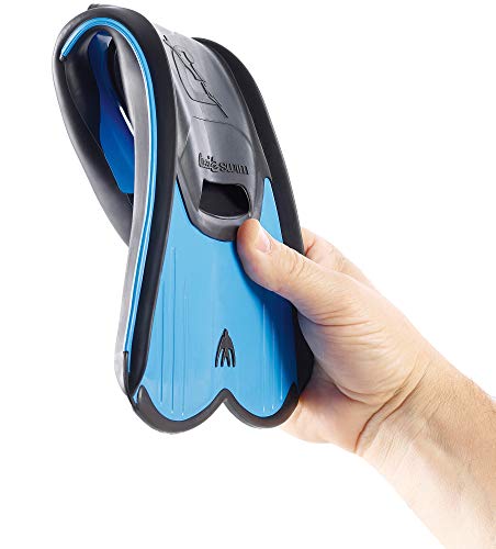 Aletas Azul claro, natación Unisex-Youth, 35/36. Cressi