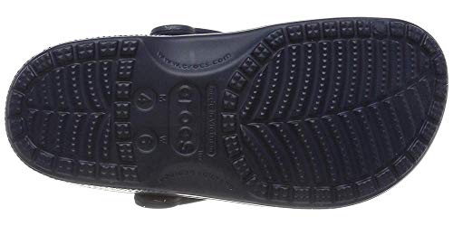 Vista de suela de los Zuecos Unisex Adulto, Azul (Navy), 36/37 EU. Classic Clog, Crocs