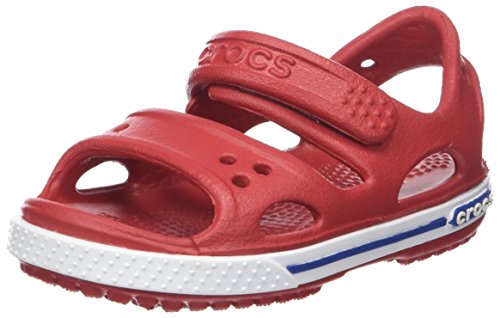 Sandalias infantiles Crocs Unisex Rojas 24/25 EU . Vista general.