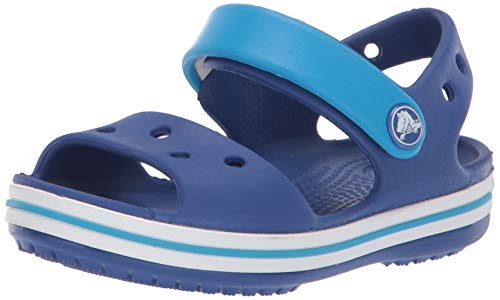 Vista general de Sandalias infantiles Crocs Unisex Azules (Cerulean Blue/Ocean), 19/20 EU. Crocband Sandal Kids