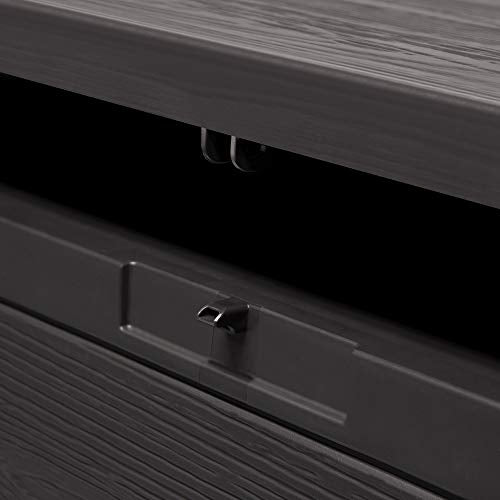 Detalle de cierre de Arcón de Almacenamiento de 120 x 45 x 60 cm Casaria | maxjardin