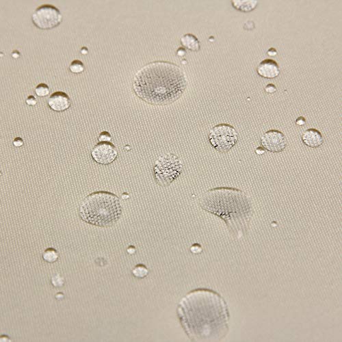 Material que repele el agua de Conjunto de Poliratán Crema 4 sillas + cojines y mesa. Casaria