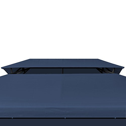 Techo de ventilación de Elegante Cenador de Metal lacado y Lona Poliéster Impermeable. Deuba | maxjardin