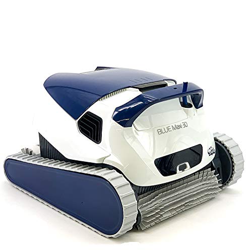 Robot automático limpiafondos Dolphin Maytronics BLUE Maxi 30 para piscinas, fondo y paredes. sistema de navegación preciso Clever clean.