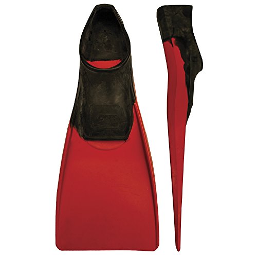 Finis Long Floating Fin 9-11 Black/Red (Euro 42-44), Unisex-Adult, Negro/Rojo, XL-EU42-44