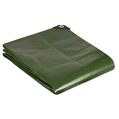 Lona de protección Premium verde 3 m x 4 m 200 g/m2 | Funda protectora | Lona impermeable. GardenMate