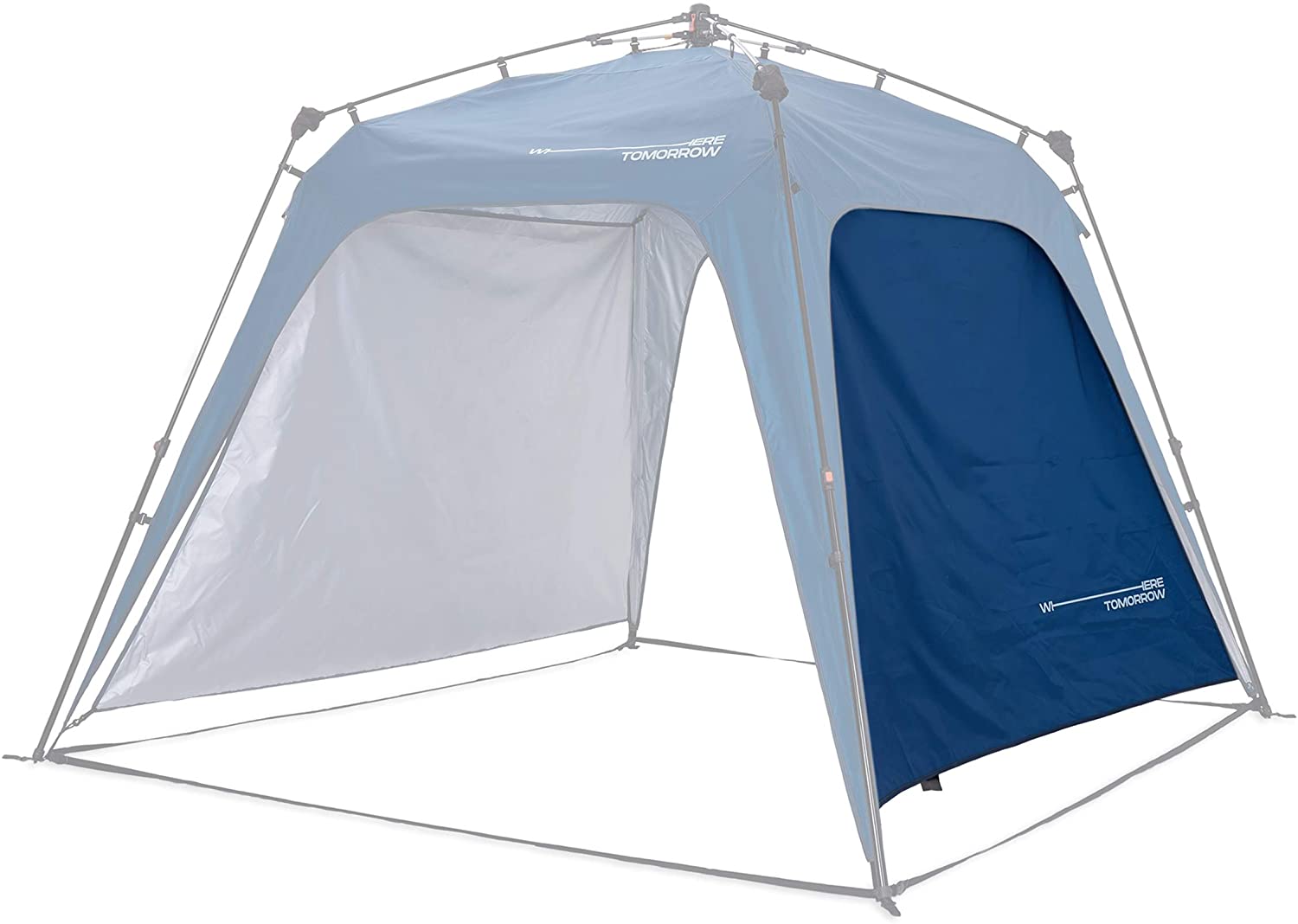 Carpa para eventos, festivales o acampada con 1 pared incluida de Lumaland