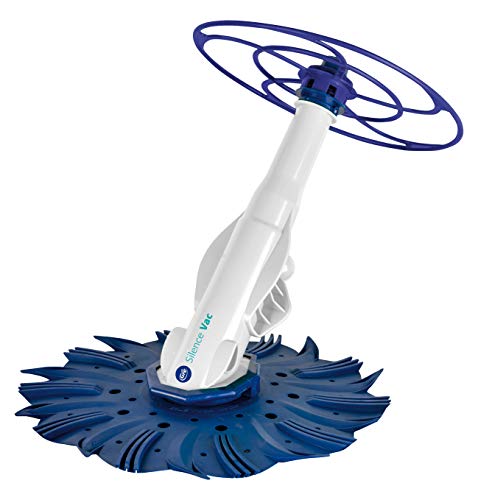 Limpiafondos aspiración automática para piscinas hasta 180 cm altura, necesario sistema filtración entre 0,5 y 1,5 CV. Silence Vac 90397. GRE