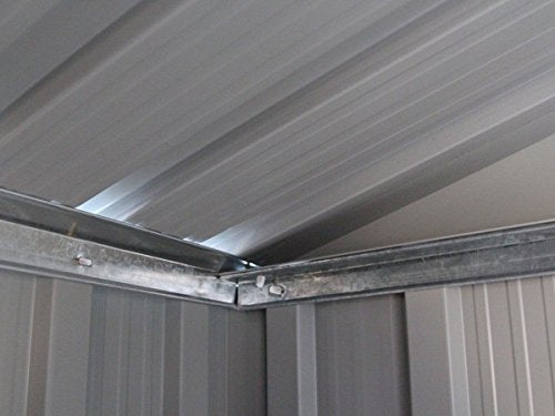 Caseta de metal para jardín, (5,29 m²) Detalle estructura interior. Habitat et Jardin