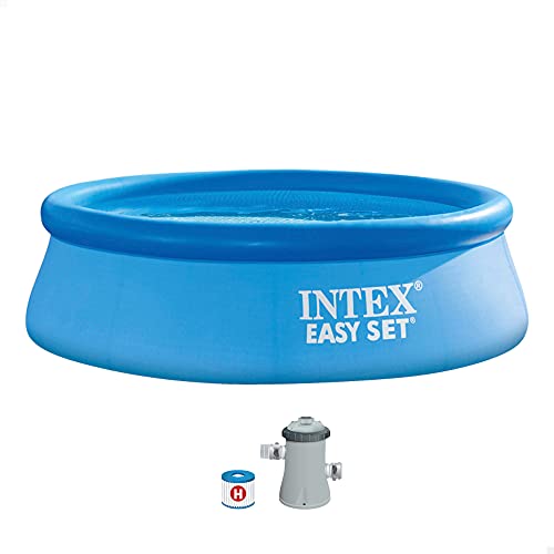 Intex 28112NP - Piscina hinchable Easy Set con depuradora 【2419 litros】 | maxjardin