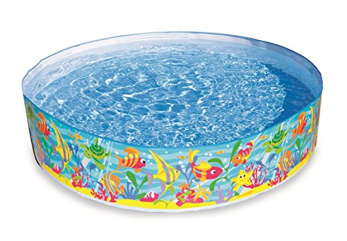 Piscina infantil con dibujitos marinos de 183x38 cm (56452) Intex