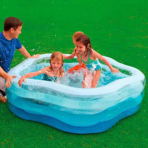 Piscina hinchable transparente 185 x 180 x 53 cm, 460 litros 56495NP - Intex
