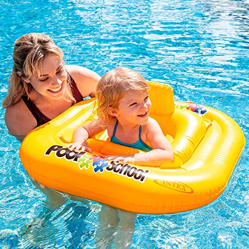 Juega en la piscina con el Flotador Hinchable de seguridad para bebé de 1 a 2 años. 56587EU - Intex