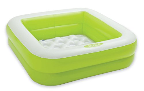 Piscina infantil hinchable cuadrada, colores aleatorios, 86 x 86 x 25 cm, 1 unidad. 57100NP - INTEX