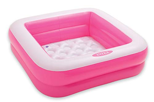Piscina infantil hinchable cuadrada, colores aleatorios, 86 x 86 x 25 cm, 1 unidad. 57100NP - INTEX