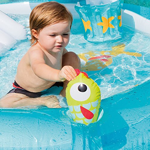 Piscina hinchable con tobogán y pulverizador 203 x 173 x 89 cm 57129NP - Intex