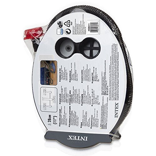 Packaging de Bomba de pie con 3 boquillas 28 cm. Intex 69611