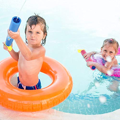 Pistola de Agua de Espuma EVA Infantil para Batalla de Agua en Playa o Piscina (4 piezas - Cuatro Colores) Joylink