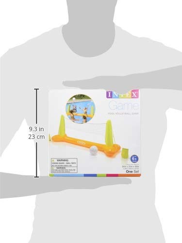 Caja juego hinchable voleyball flotante 239 x 64 x 91 cm