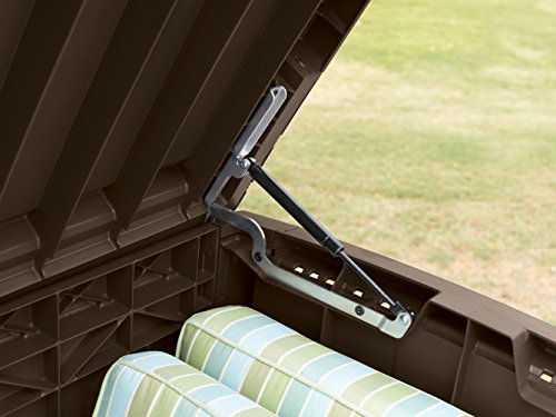 Arcón exterior Borneo, Capacidad 400 litros, Color marrón. Keter