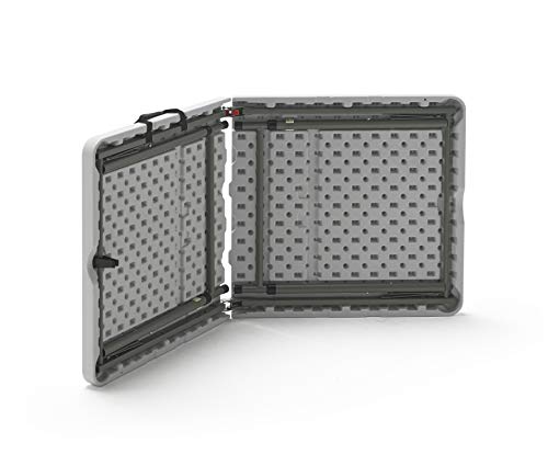 Mesa Plegable Multifuncional, 122x60x58/74cm, Blanco, Folding 122. KG KitGarden