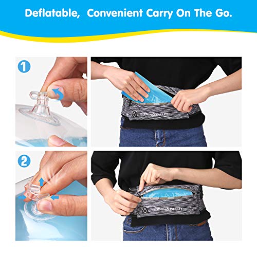 HeySplash Banda de Brazo Inflatable para Niños, Mangas de Flotación Flotadores de PVC Tubo de Agua de Natación Flotadores de Brazo Lindo para Natación, Recreacion Acuatica - Unicornio | maxjardin