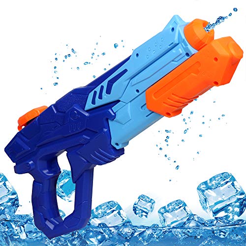 Pistola de Agua de Juguete para Fiestas de Verano al Aire Libre, Potente Chorro de Agua con un Alcance de 10 metros, Capacidad de 750ml. MOZOOSON