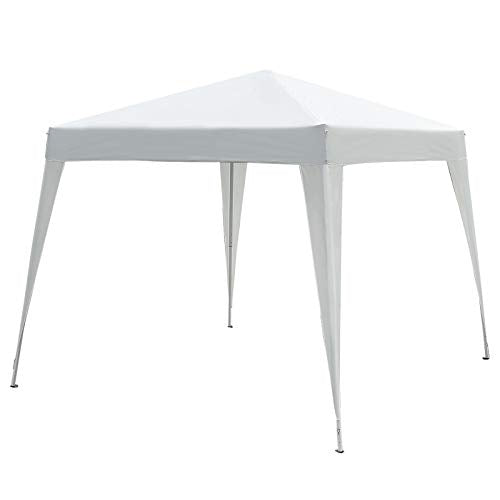 Carpa Plegable 3x3m de Acero y Cubierta de Tela Oxford Blanco. Vista general. Outsunn