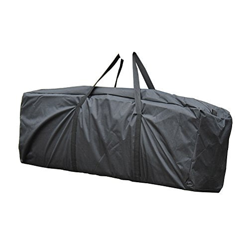 Carpa Plegable en Acordeon 4 Paneles Laterales 2 Cortinas +Bolsa Transporte 5,91x2,97x2,55 m Blanco. Detalle de bolsa de transporte. Outsunny