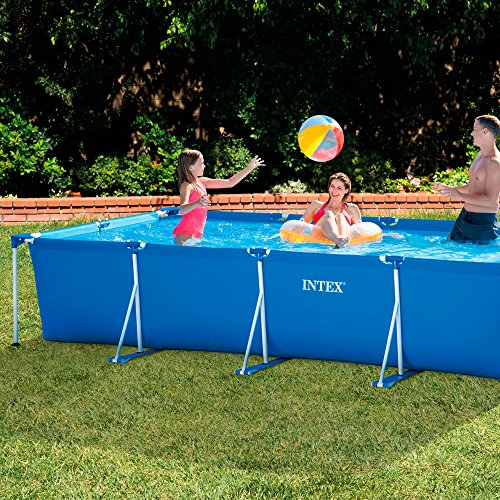 Piscina desmontable tubular, 450 x 220 x 84 cm,【7127 litros】 Small Frame. 28273NP. Intex
